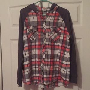 Zumies Flannel Hoodie